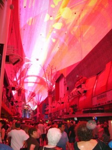 The incredible roof in downtown Las Vegas 