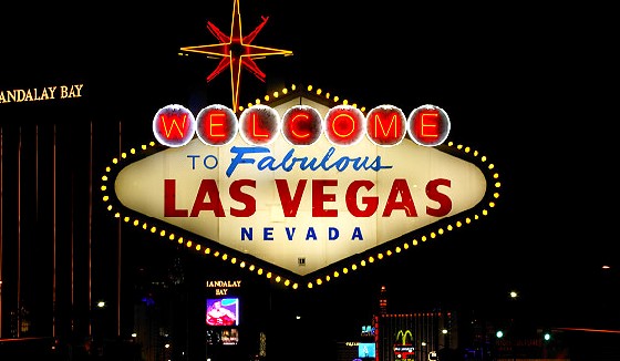 welcome to las vegas sign at night. Las Vegasquot; sign at night