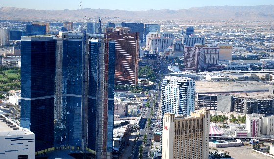 Stratosphere Las Vegas. The view of the Las Vegas