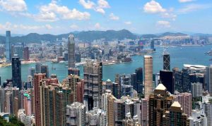 Hong Kong Victoria Peak Skyline Day
