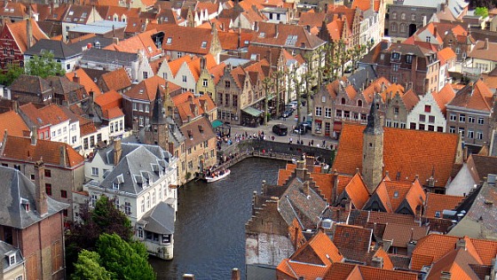 Bruges Belfry first level view (www.free-city-guides.com)