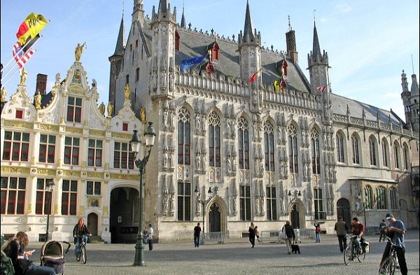 Bruges Old Town Hall Exterior