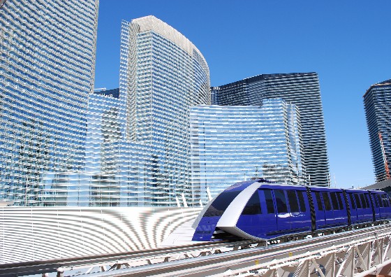 Las Vegas Aria tram (www.free-city-guides.com)