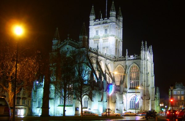 Bath Abbey Night