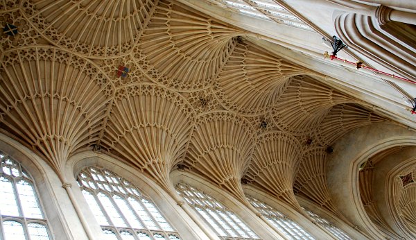 Bath Abbey ceiling