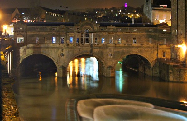 Bath Pulteney Bridge Nightime