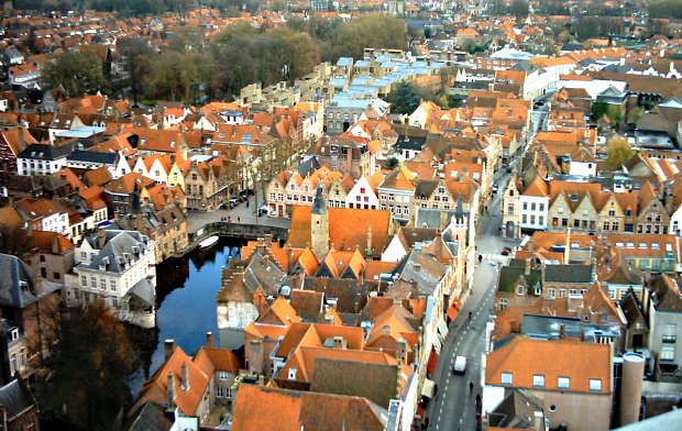 Bruges Belfry view