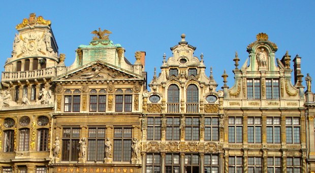 Brussels Grand Place Roof line