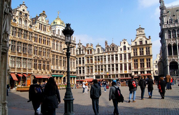 Brussels Grand Place lamp