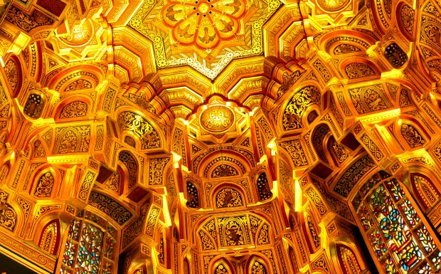 Cardiff Castle Arab Room Ceiling