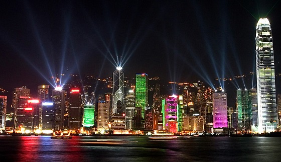 Hong Kong Symphony of Lights waterfront