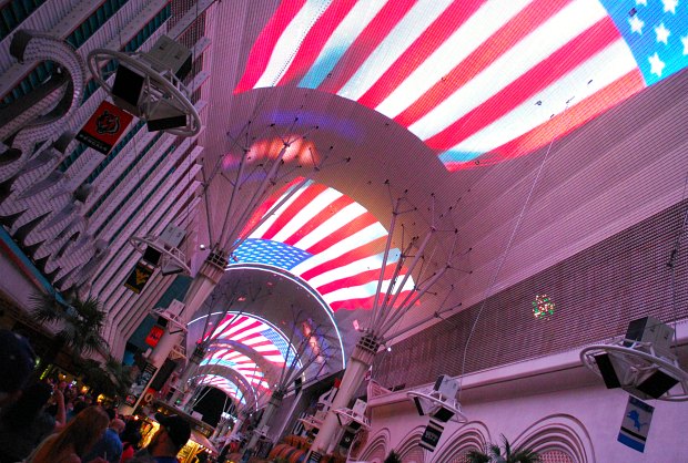 Las Vegas Fremont Street USA Flag