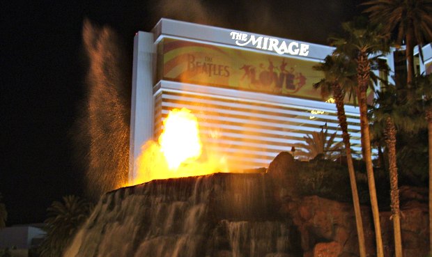 Las Vegas Mirage Volcano