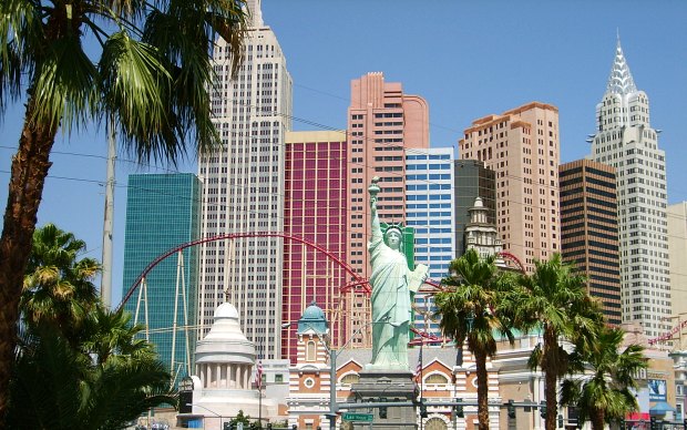 Las Vegas New York New York Skyline