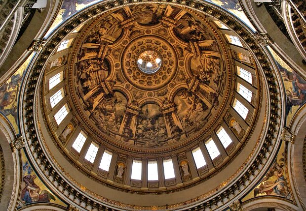 London St Pauls dome internal