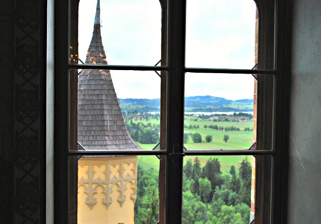 Hohenschwangau Castle Window View