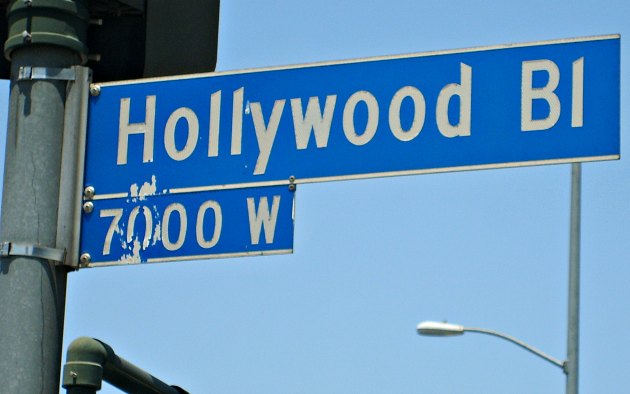 Los Angeles Hollywood Bl Sign