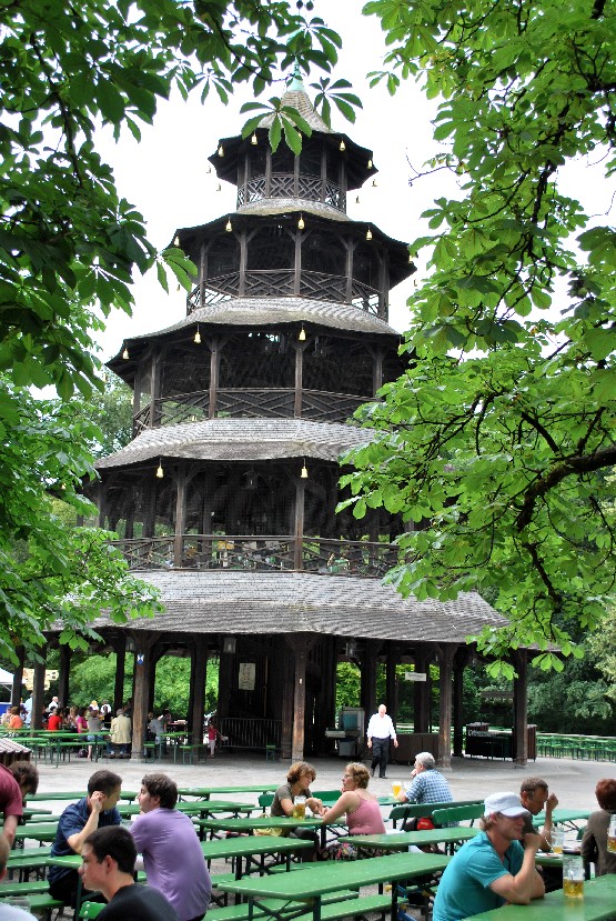 Munich English Garden Chinese Tower