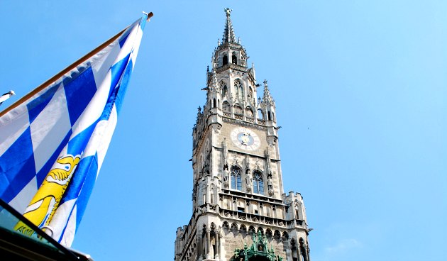 Munich Marienplatz Town Hall Tower Top