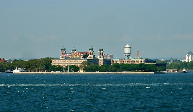 New York Ellis Island Distant