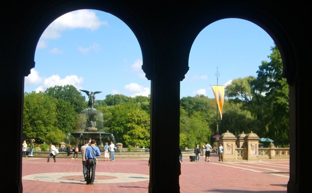 New York Central Park Bethesda Terrace