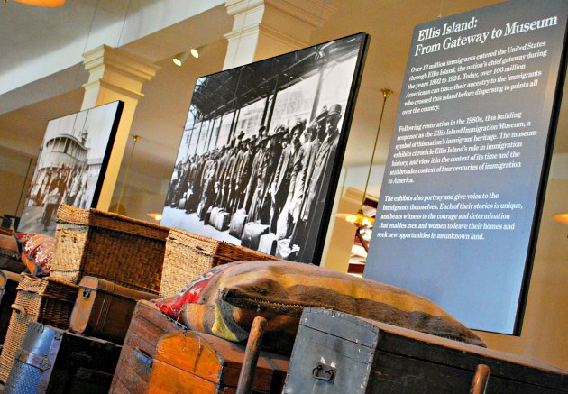 New York Ellis Island Display Boards