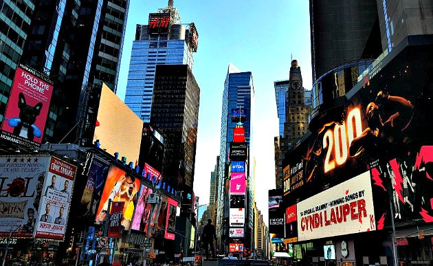 New York Times Square Wide