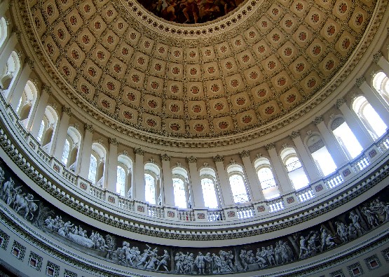 Washington Capitol dome ceiling (www.free-city-guides.com)