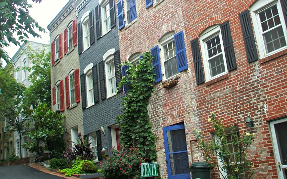 Washington Georgetown terraced houses (www.free-city-guides.com)