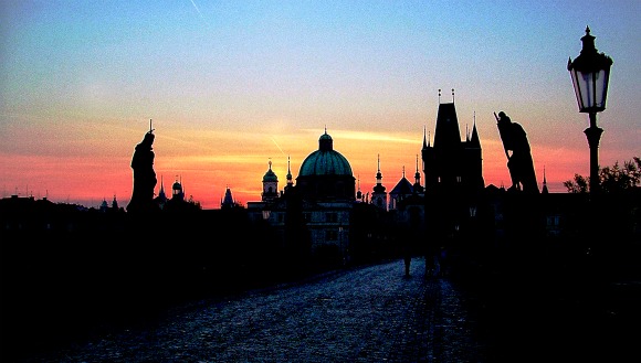 Prague Charles Bridge Sunrise