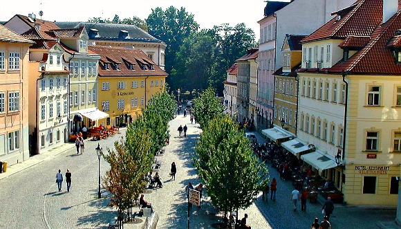 Prague Mala Strana Kampa Island