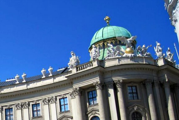 Vienna Hofburg Green dome