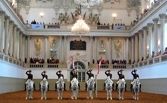 Vienna Spanish Riding School Salute