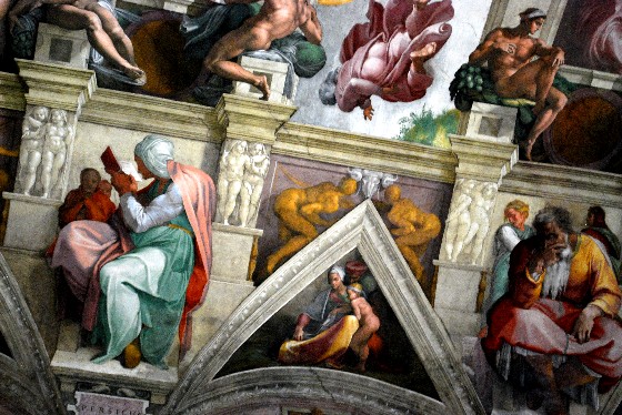 Rome Sistine Chapel roof (www.free-city-guides.com)