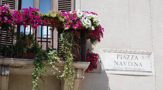 Rome Piazza Navona sign (www.free-city-guides.com)