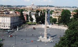 Rome Piazza del Popolo from Pincio Gardens (www.free-city-guides.com)