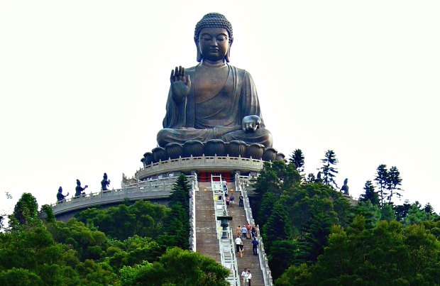 ong Kong Lantau Buddha front new