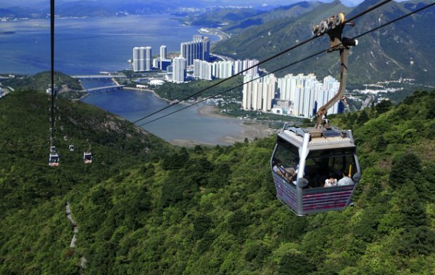 Hong Kong Lantau Island Cable Cars