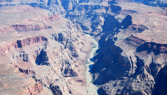 Las Vegas Grand Canyon West Rim from the air (www.free-city-guides.com)