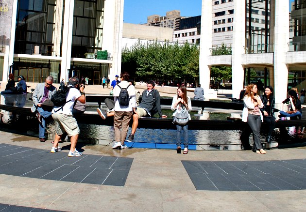 New York Lincoln Center Water Feature