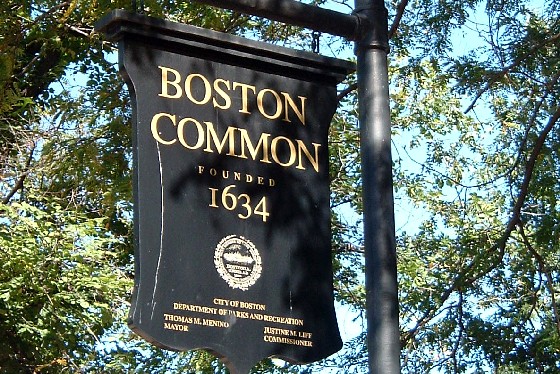 Bostom Common Sign (www.free-city-guides.com) Bostom Common Sign (www.free-city-guides.com)