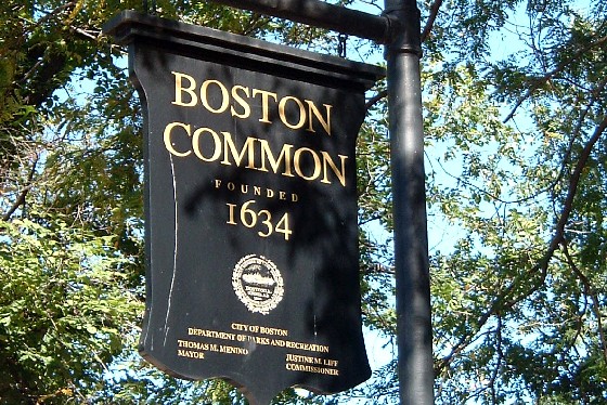 Bostom Common Sign (www.free-city-guides.com)