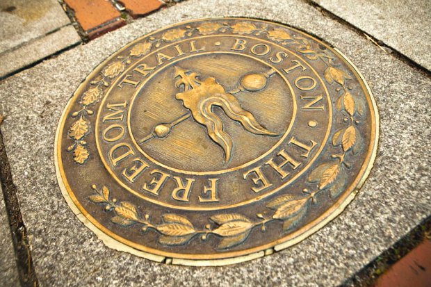 Boston Freedom Trail line