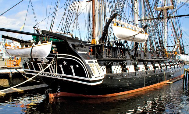 Boston USS Constitution rear