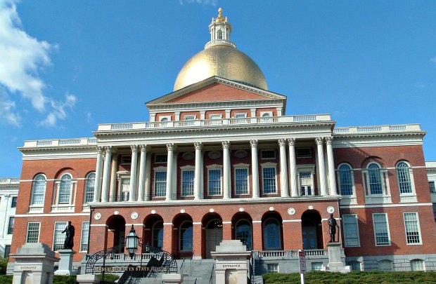 Boston new state house wide