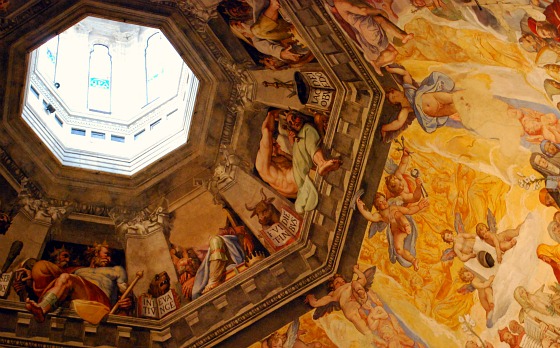 Florence Duomo dome climb painted ceiling (www.free-city-guides.com)