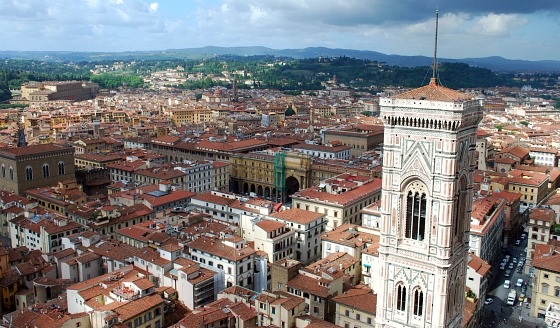 Florence Duomo view from top (www.free-city-guides.com)