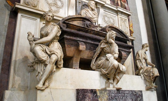 Florence Santa Croce Michelangelo Tomb (www.free-city-guides.com)