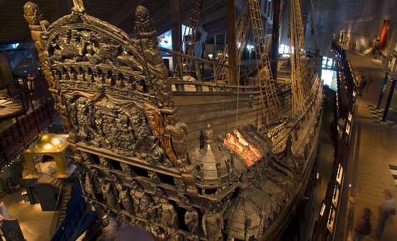 Stockholm Vasa Museum Ship Stern