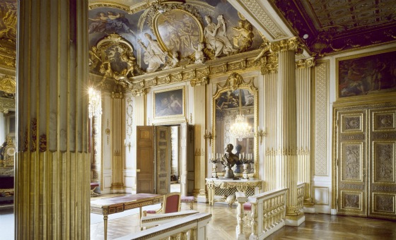 Kungliga Slottet, rum 53, Gustav III:s paradsängkammmare. The Royal Palace interior